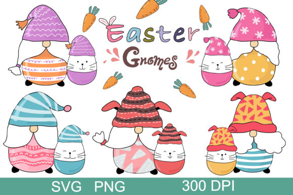 Easter Gnomes Clip Art: Free Graphics for Local Branding