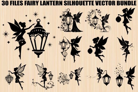 Fairy Lantern SVG Bundle: Graphics & Illustrations for Enchanted Branding