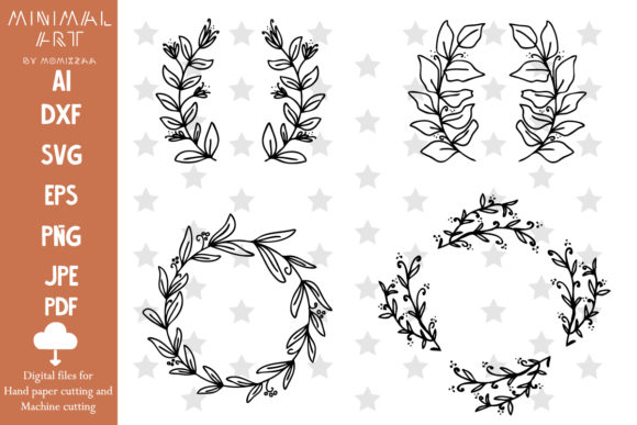 Flower Wreaths: Graphics & Illustrations for Warm, Handmade Branding