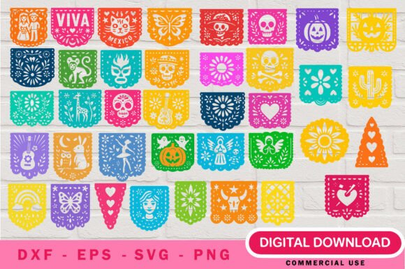 Papel Picado SVG Bundle